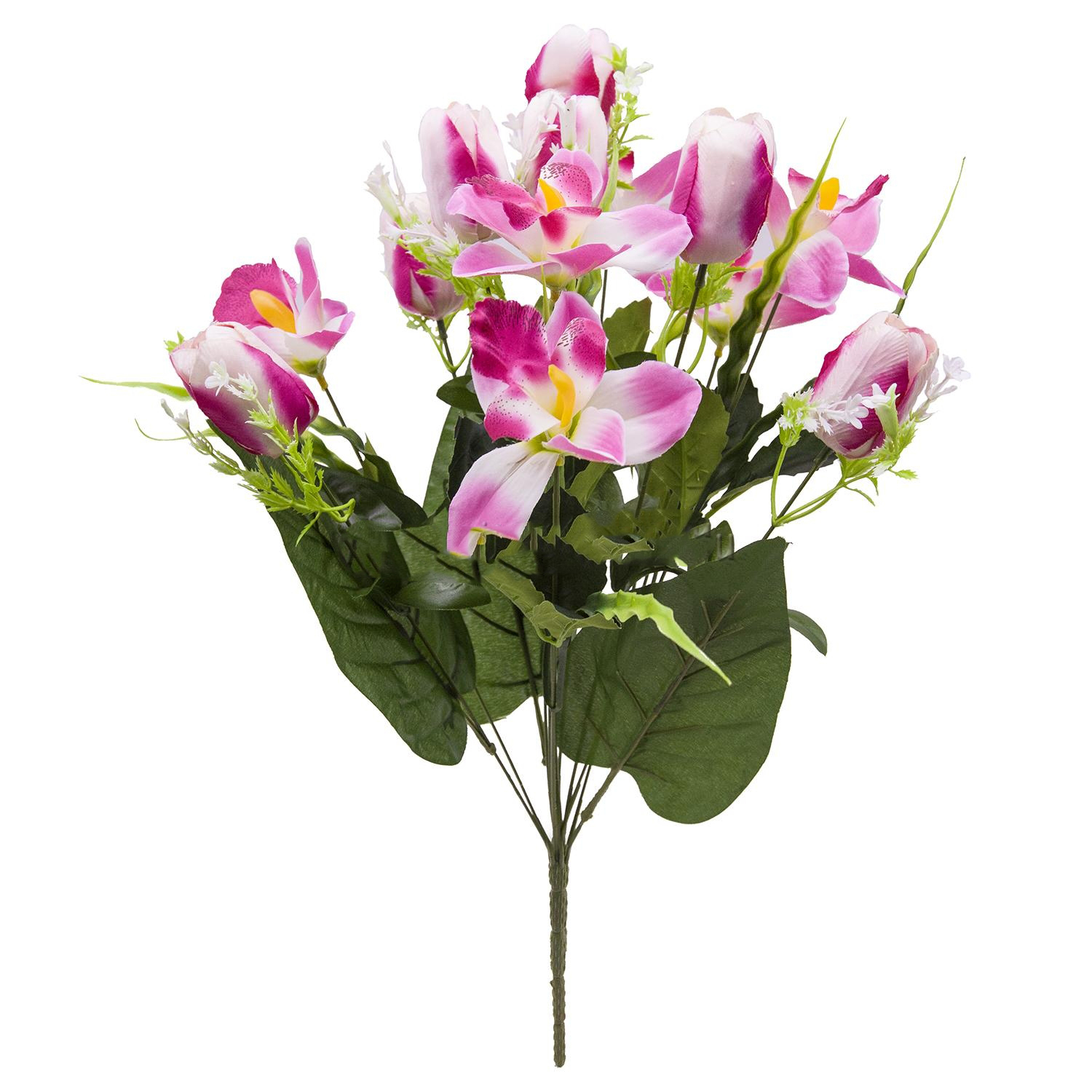 Букет тюльпан+орхидея13г (10шт) БХН-554